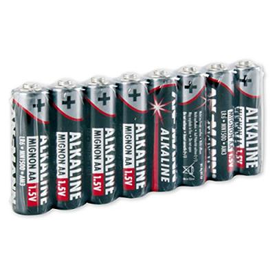 Ansmann 8 piles aa lr06 1,5v alkaline