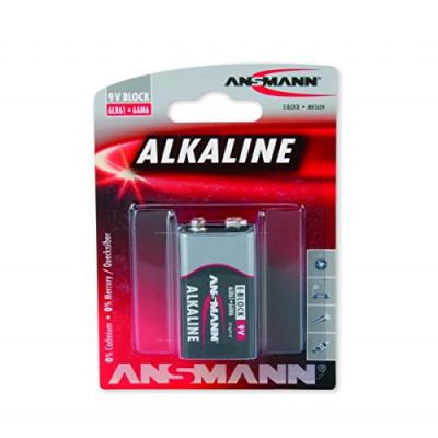 Ansmann - Pile Alcaline 9V Block (1 pce) (1515-0000)