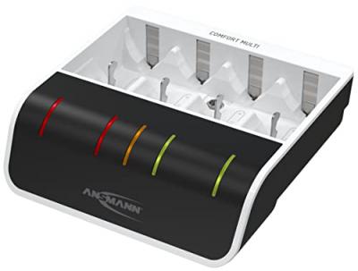 ANSMANN Chargeur Express Comfort Multi, blanc/noir 