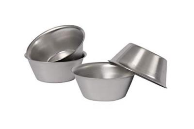 Lot de 4 moules a pasteis de nata - 7 cm