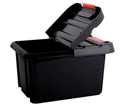 Boite de rangement STOCK'R 58L noir et rouge