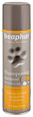 Shampooing sans rin&ccedil;age en spray mousse pour chien