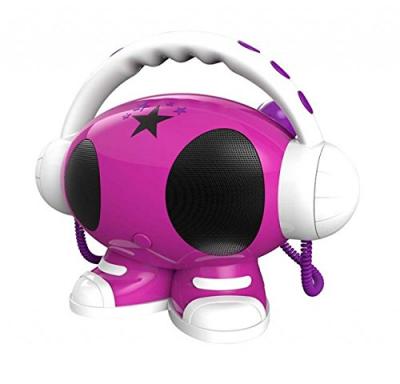 LECTEUR MP3 PORTABLE ROBOT ROSE