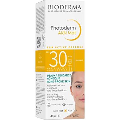 BIODERMA Photoderm AKN Mat SPF 30 Fluide Matifiant 40ml
