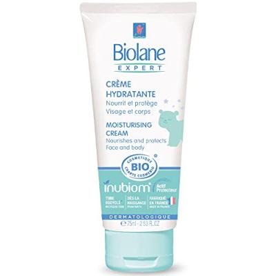 BIOLANE EXPERT - Cr&egrave;me Hydratante Visage et Corps Bio, 75ml
