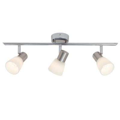 BRILLIANT Plafonnier led &agrave; 3 lumi&egrave;res Janna - Chrome