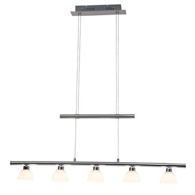 Suspension LED &agrave; 5 lumi&egrave;res ajustable en hauteur Tonja