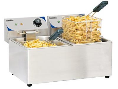 Friteuse &eacute;lectrique 2 x 8 litres