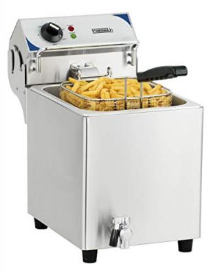 Friteuse &eacute;lectrique avec vanne de vidange 7 litres
