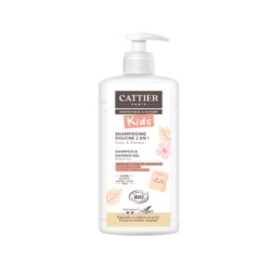 Cattier Kids Shampoing Douche 2 en 1 Fleur de Guimauve Bio 500ml