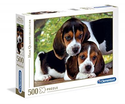 PUZZLE 500 pieces - Chiots - 49 X 36 cm