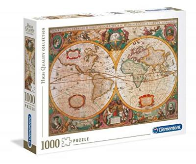 Puzzle 1000 pi&egrave;ces - carte antique