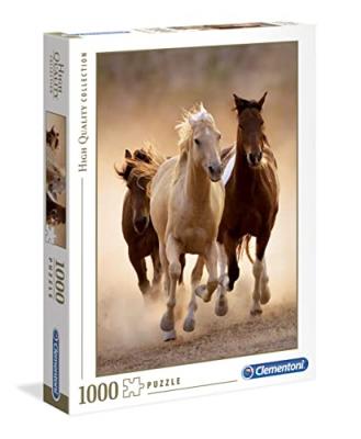 PUZZLE 1000 pi&egrave;ces - Chevaux sauvages