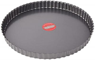 Moule &agrave; tarte rond cannel&eacute; 32cm De buyer 4706.32