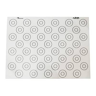 Tapis &agrave; macarons en silicone 40x30 cm