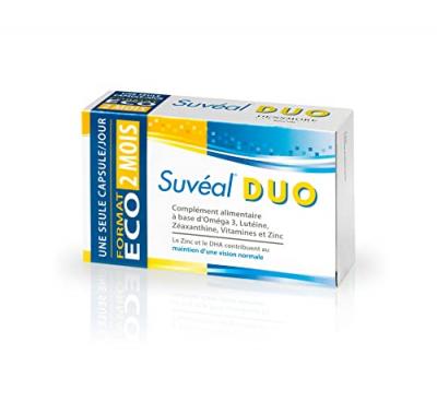 Suv&eacute;al&reg; DUO Boite 2 mois 60 capsules