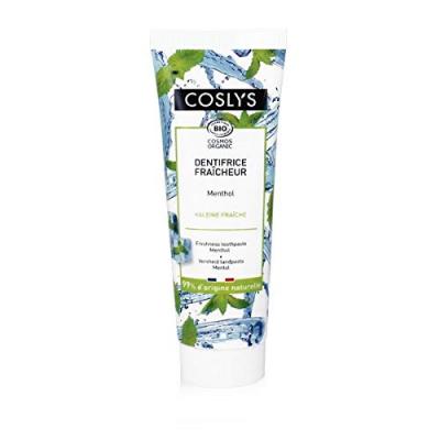 Coslys Dentifrice Fra&icirc;cheur Menthol Bio 100g