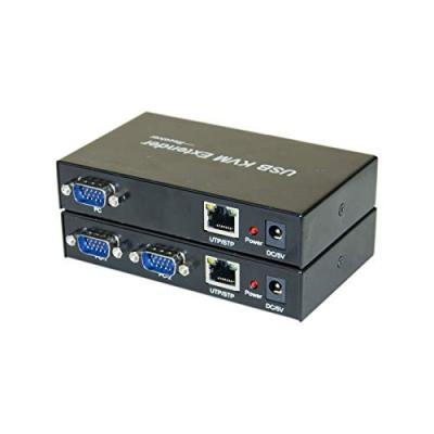 Dexlan switch Kvm 2 ports Vga/USB + prolongateur 150M