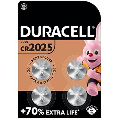 Pile Duracell DL/CR 2025 x4