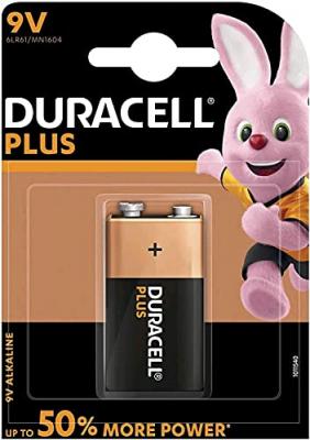 1 pile longue dur&eacute;e Duracell Pile Alcaline Plus Power 9 V 