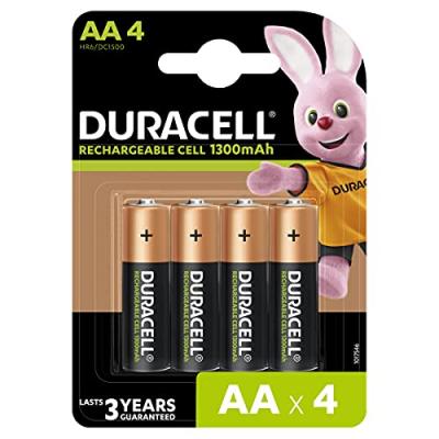 Piles dura rcr 3a aax4 1300mah - DURACELL