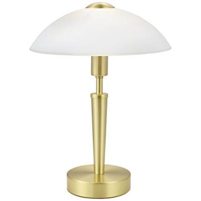 Lampe &agrave; poser &eacute;l&eacute;gante Salut laiton blanche