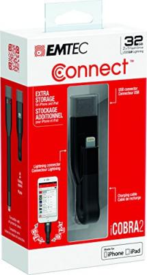 Cle USB EMTEC iCOBRA2 32Go Noir