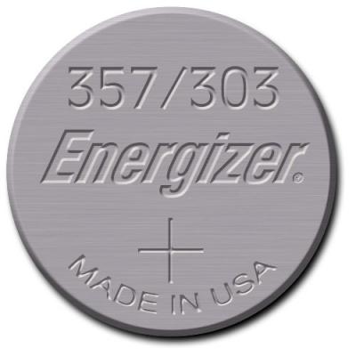 Energizer Pile Bouton 357/303 357 / 303 Silver