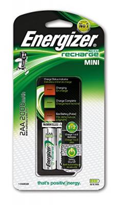 ENERGIZER Chargeur pile 2 accus