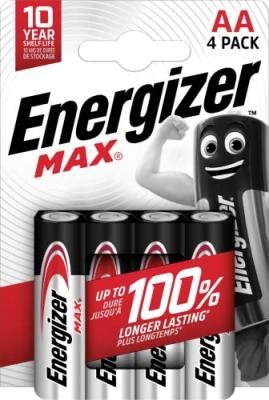 Pile Alcaline MaxAa/lr6, Pack De 4 Energizer - Le Pack De 4