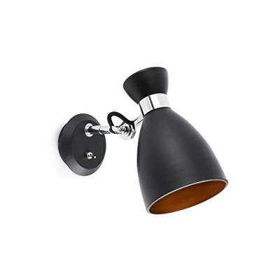 Applique retro noir et or 1 x e14 20w