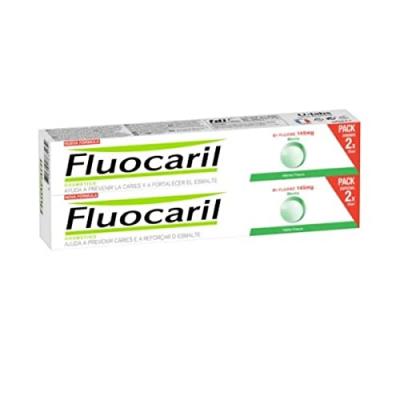 Fluocaril Dentifrice Bi-Fluor&eacute; 145mg Menthe 2x75ml