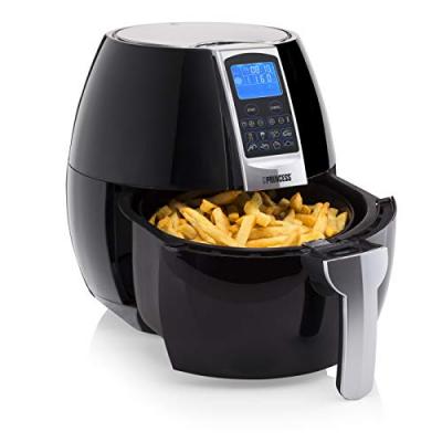 Friteuse sans huile avec panneau de commande tactile num&eacute;rique noir