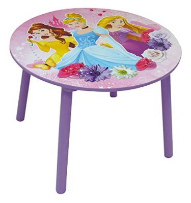 Table ronde princesse disney fleurs
