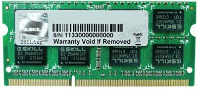 G.Skill 8 Go DDR3-1600, M&eacute;moire