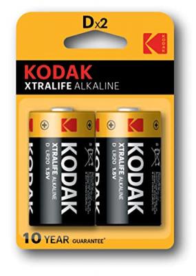 KODAK - Piles - XTRALIFE Alcaline - D / LR20 - pack de 2 