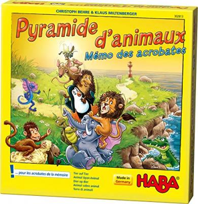 Pyramide d'animaux - m&eacute;mo des acrobates