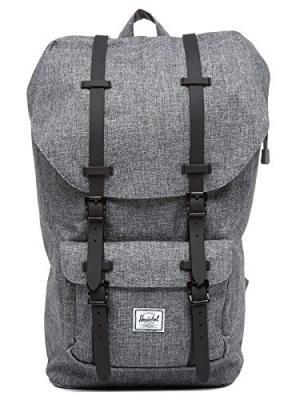 Herschel Sac &agrave; dos 'Little America' gris chin&eacute; / noir