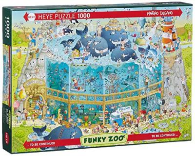 Puzzle 1000 pi&egrave;ces - funky zoo ocean habitat