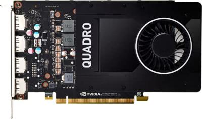 Hp hp nvidia quadro p2200 5go 4dp gfx noir