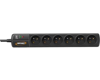 INFOSEC S6 BLACK LINE II - 6 prises