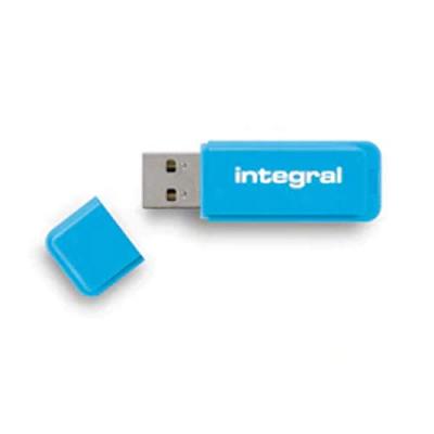 Cle USB 2.0 Integral Neon 8Go Bleu