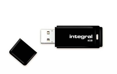 Cl&eacute; USB 2.0 Integral Memory 8 Go Noire