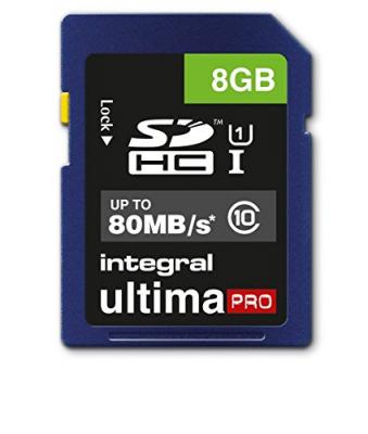 Carte Sdhc Integral Sdhc 8 Go Cl 10/80