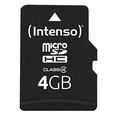 INTENSO Carte MicroSDHC Class 4 - 4Go