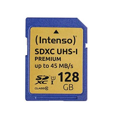 Intenso 3421491 Carte m&eacute;moire SDXC Classe 10 128 Go
