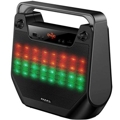 Enceinte lumineuse bluetooth active autonome 4/10CM - BT/USB/SD 