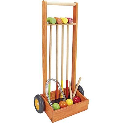Jeujura Jeu de croquet en bois