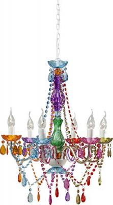 Lustre Starlight Rainbow &agrave; 6 lampes