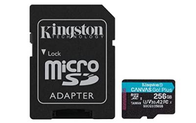 256gb microsd canvas go plus + ad SDCG3/256GB